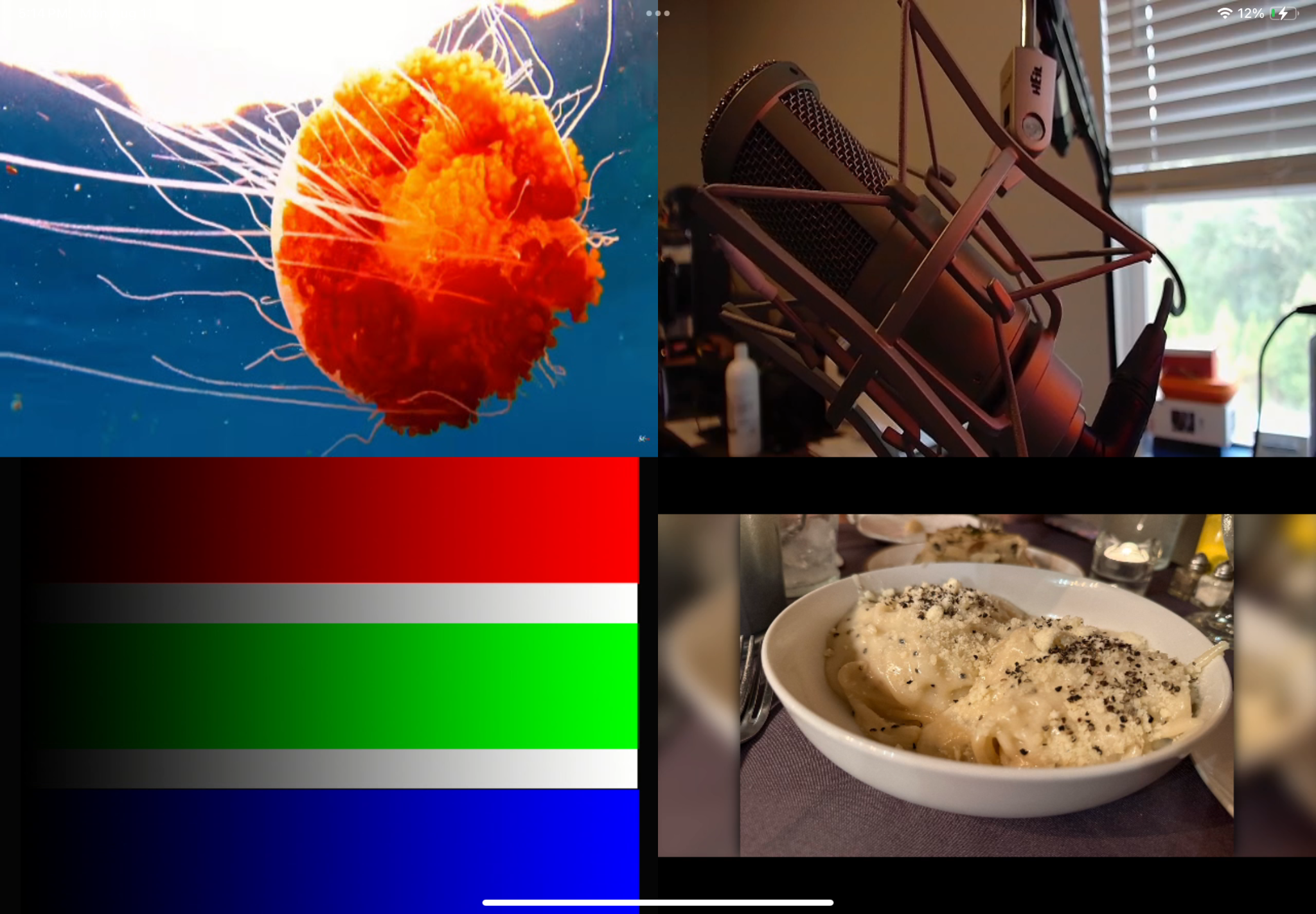 4-source grid view